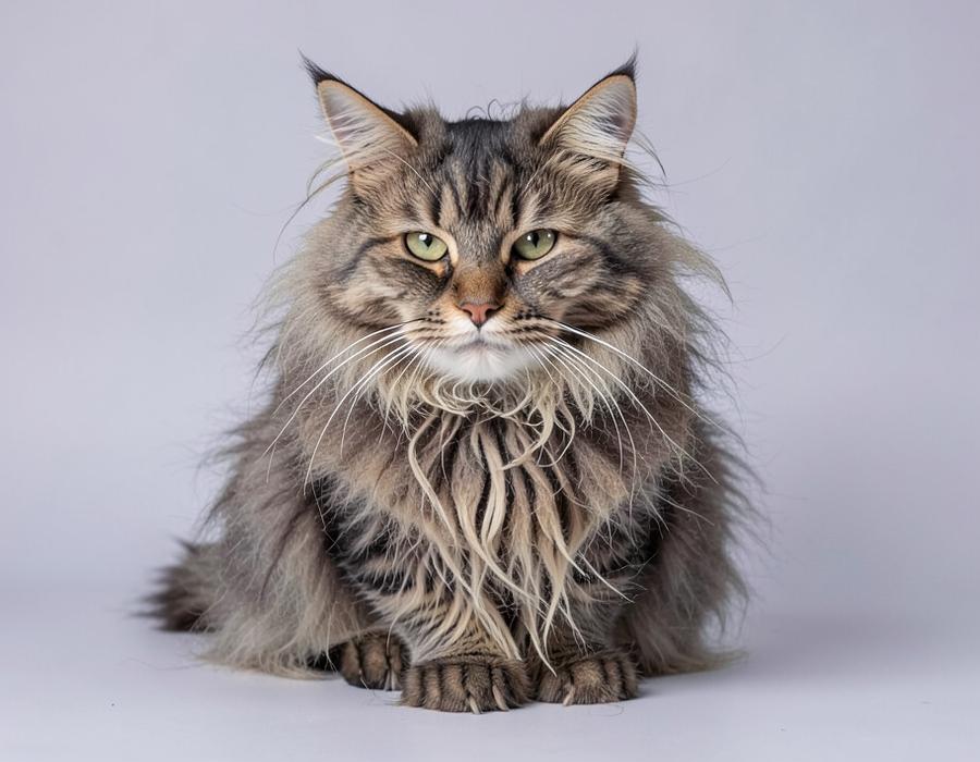 Cat de-shedding & coat care before grooming